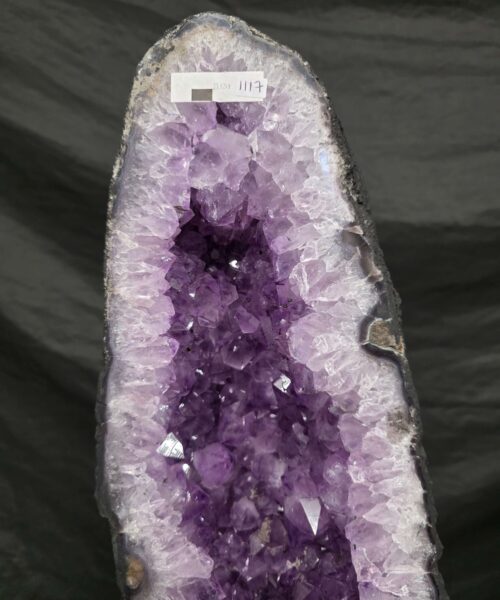 Tall Amethyst Crystal Geode 1117 Premium Queen Grade 23.92kg H72xW23xD15cm - Image 5