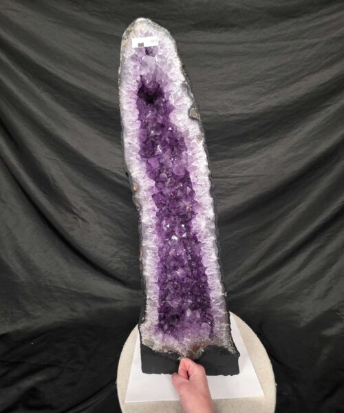 Tall Amethyst Crystal Geode 1117 Premium Queen Grade 23.92kg H72xW23xD15cm - Image 7