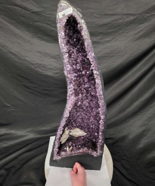 Tall Amethyst Crystal Geode 1118 Premium Queen Grade 26.88kg H70xW27xD20cm - Image 9