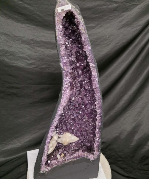 Tall Amethyst Crystal Geode 1118 Premium Queen Grade 26.88kg H70xW27xD20cm - Image 11