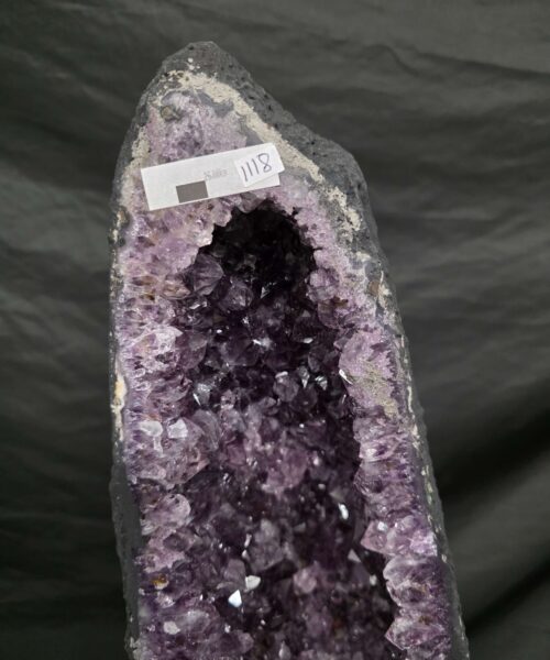 Tall Amethyst Crystal Geode 1118 Premium Queen Grade 26.88kg H70xW27xD20cm - Image 4