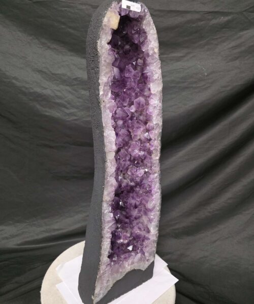 Alternative view of Tall Amethyst Crystal Geode 1120 Premium Queen Grade 26.10kg H72xW21xD17cm