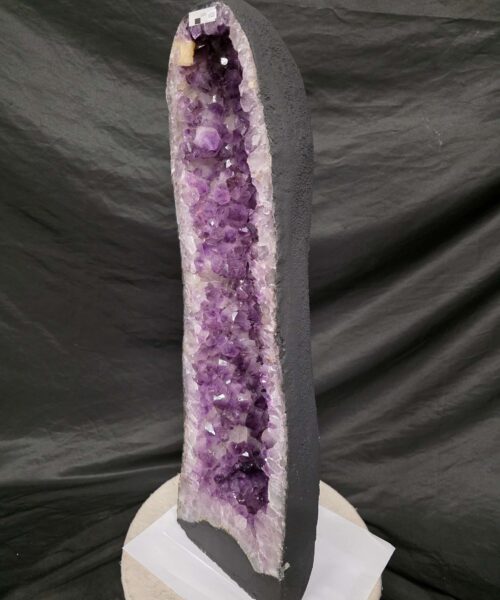 Tall Amethyst Crystal Geode 1120 Premium Queen Grade 26.10kg H72xW21xD17cm - Image 3