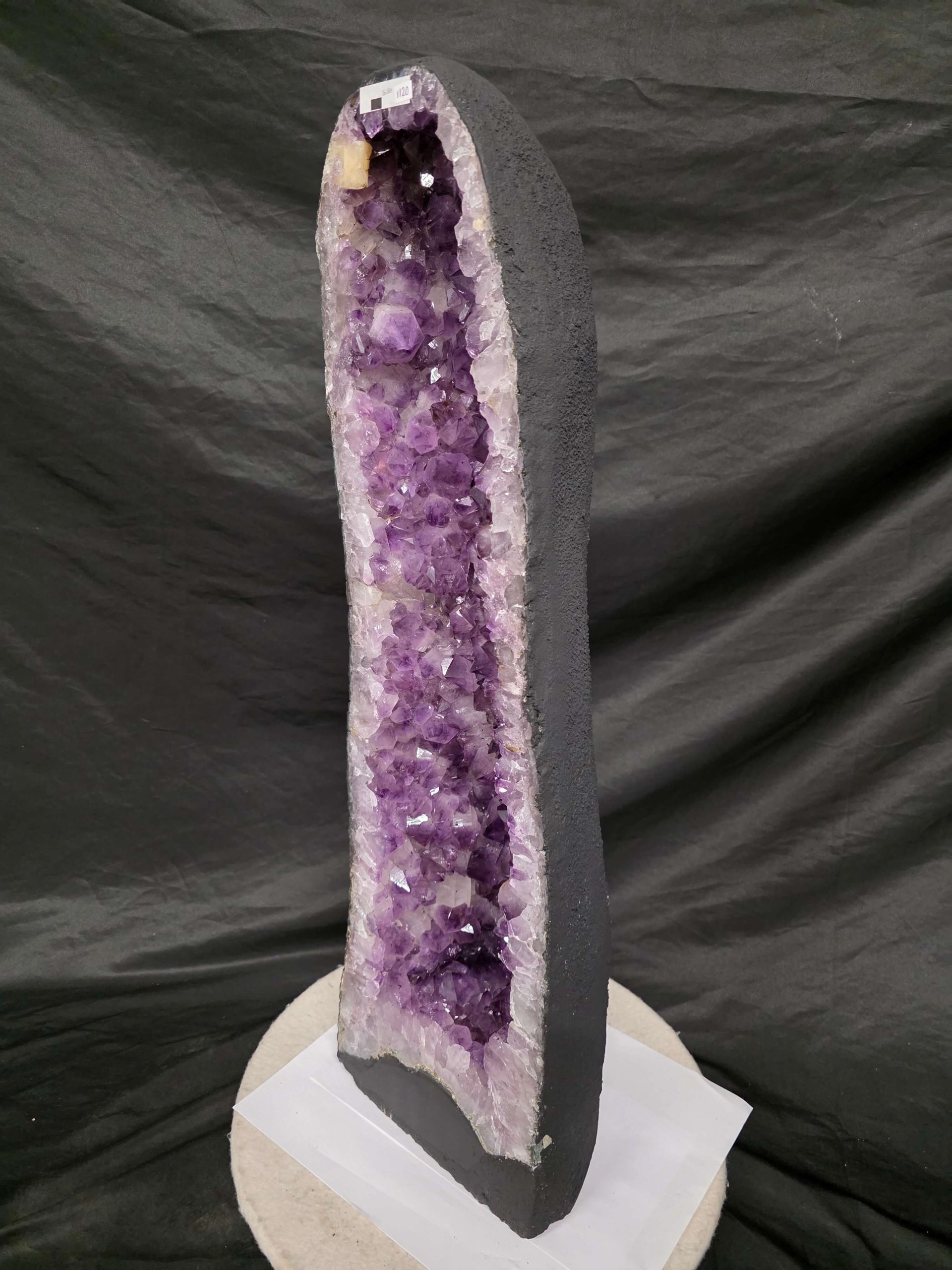 Tall Amethyst Crystal Geode 1120 Premium Queen Grade 26.10kg H72xW21xD17cm - Image 3
