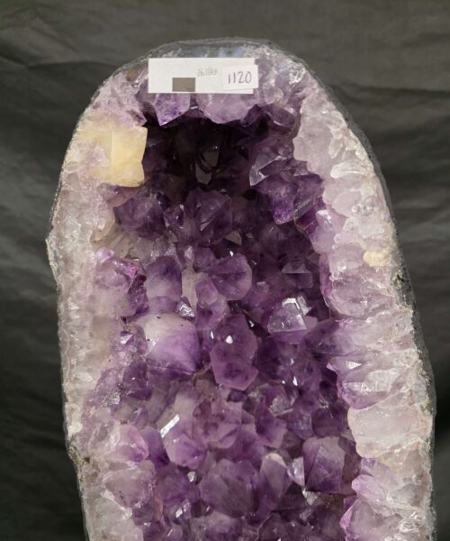 Tall Amethyst Crystal Geode 1120 Premium Queen Grade 26.10kg H72xW21xD17cm - Image 10