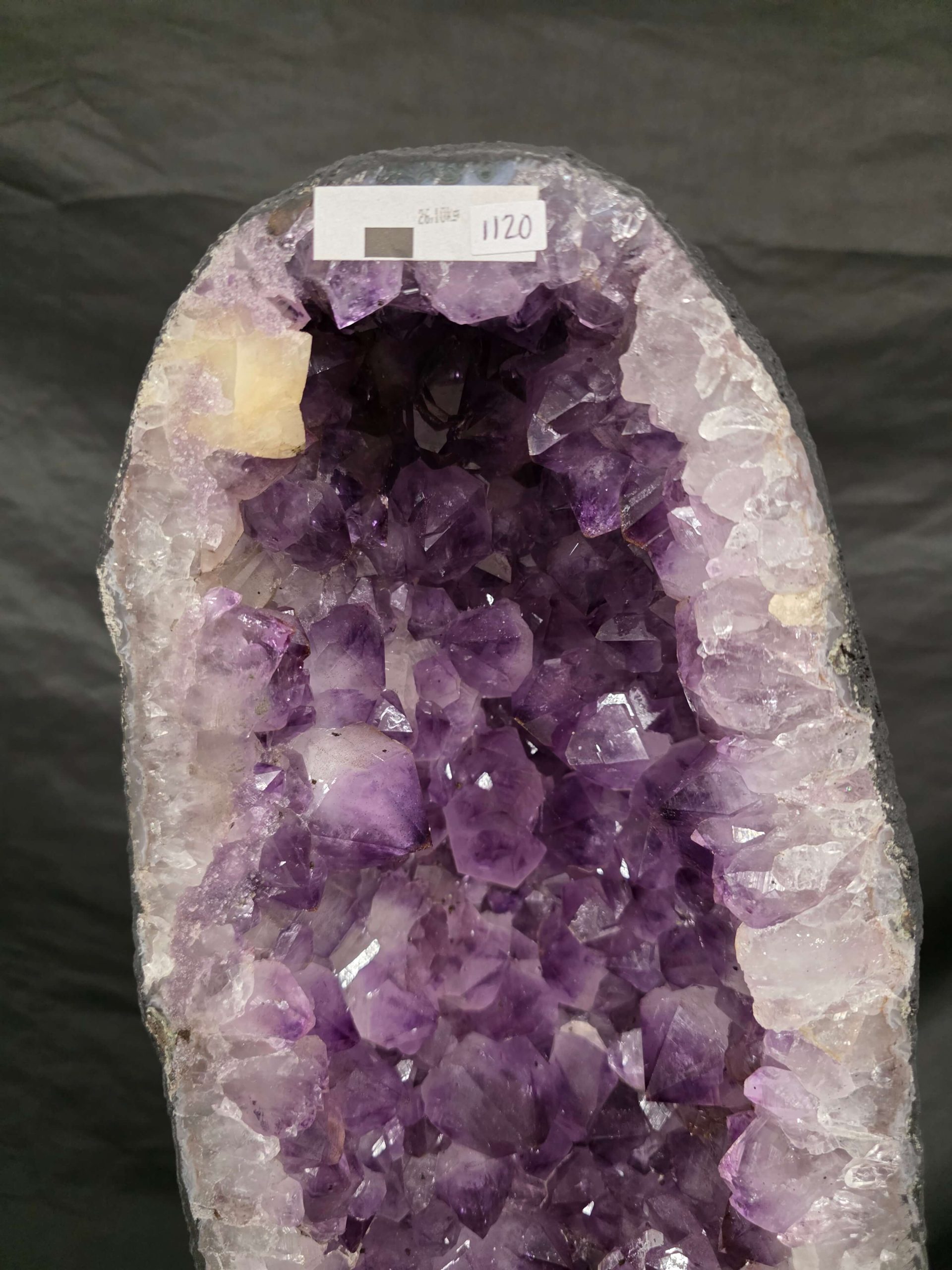 Tall Amethyst Crystal Geode 1120 Premium Queen Grade 26.10kg H72xW21xD17cm - Image 10