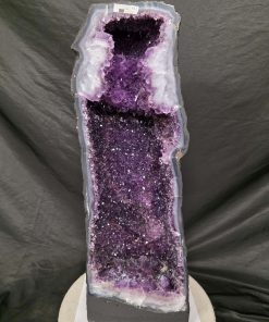 Tall Amethyst Crystal Geode 1123 Premium Queen Grade 37.16kg H68xW24xD18cm