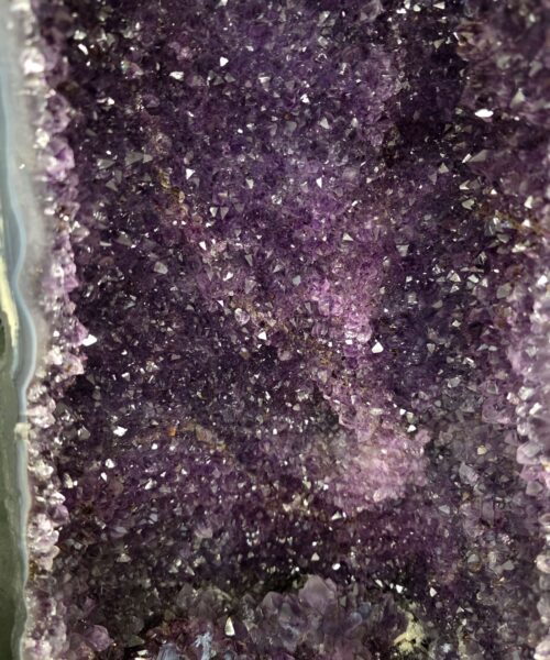 Tall Amethyst Crystal Geode 1123 Premium Queen Grade 37.16kg H68xW24xD18cm - Image 5
