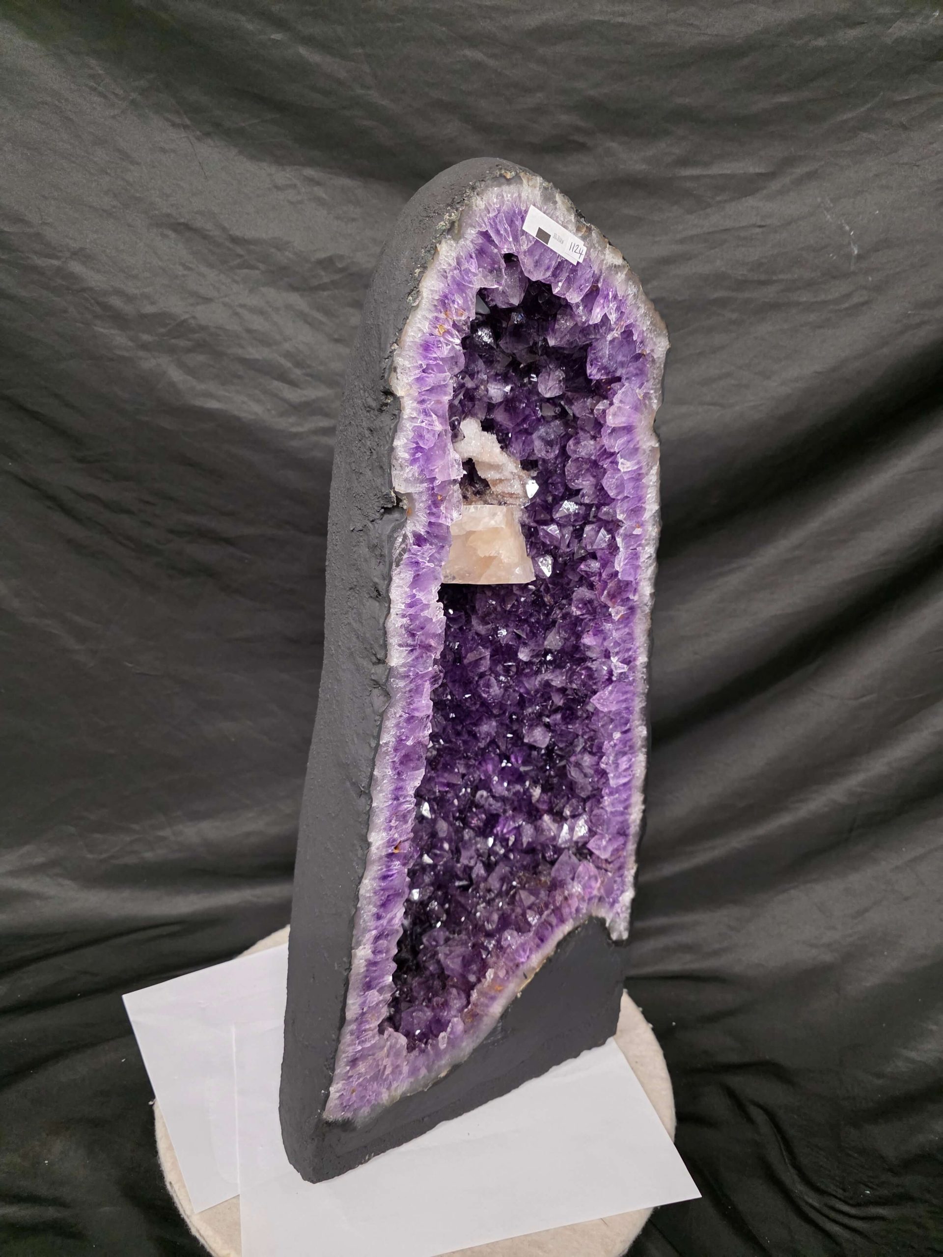 Tall Amethyst Crystal Geode 1124 Premium Queen Grade 30.31kg H62xW28xD16cm - Image 2