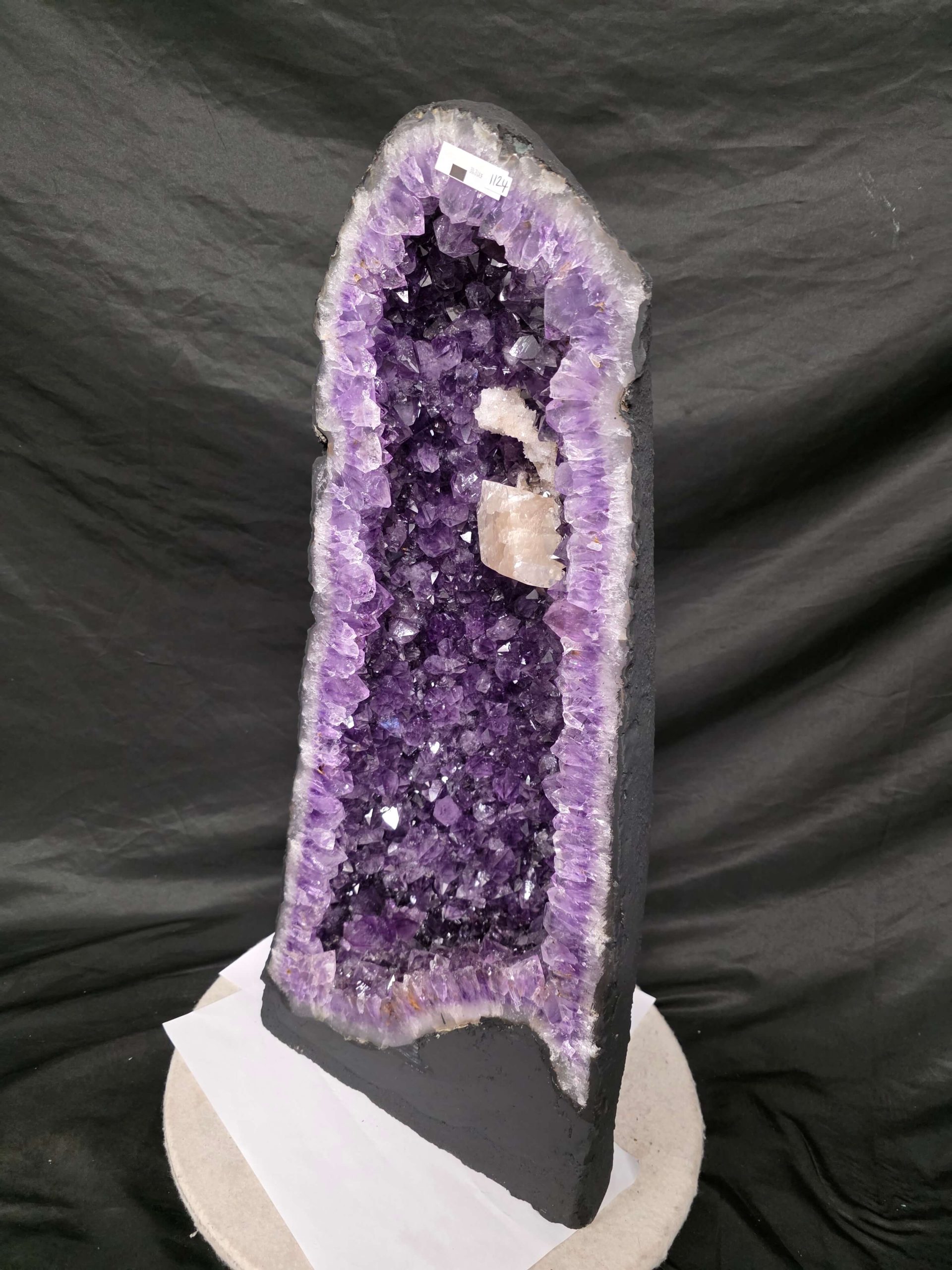 Tall Amethyst Crystal Geode 1124 Premium Queen Grade 30.31kg H62xW28xD16cm - Image 3