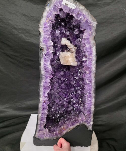 Tall Amethyst Crystal Geode 1124 Premium Queen Grade 30.31kg H62xW28xD16cm - Image 4