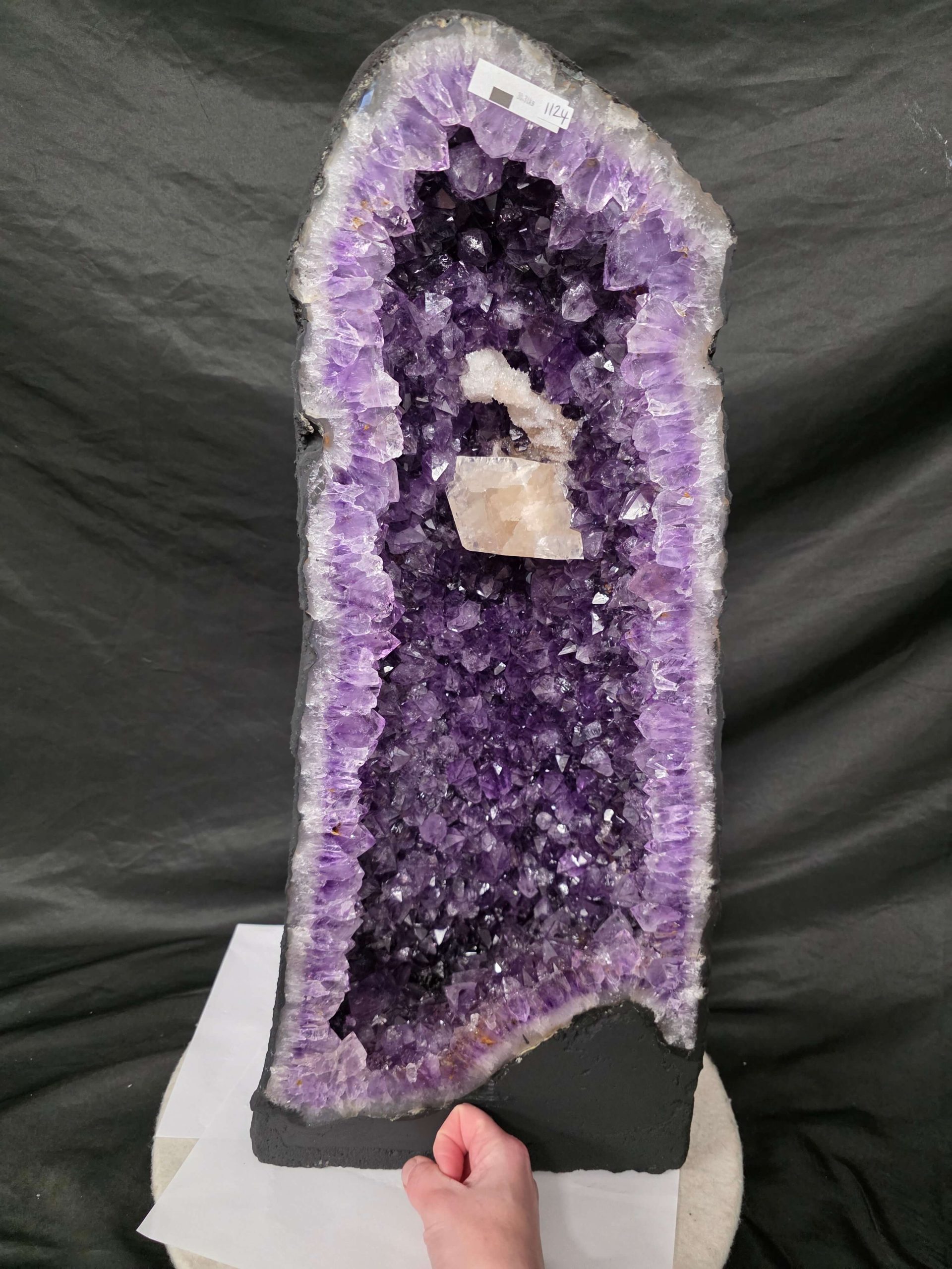 Tall Amethyst Crystal Geode 1124 Premium Queen Grade 30.31kg H62xW28xD16cm - Image 4