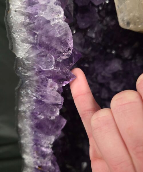 Tall Amethyst Crystal Geode 1124 Premium Queen Grade 30.31kg H62xW28xD16cm - Image 7