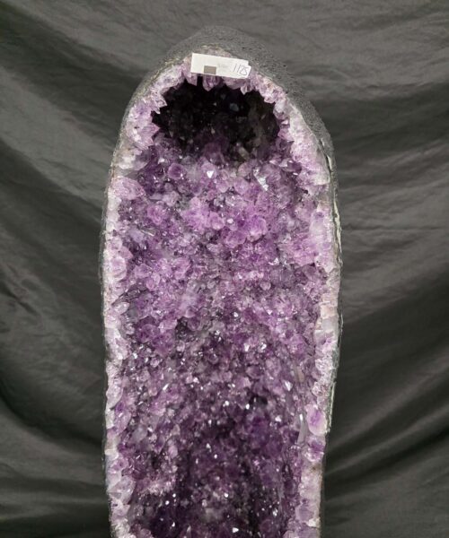 Tall Amethyst Crystal Geode 1125 Premium Queen Grade 31.41kg H70xW21xD27cm - Image 12