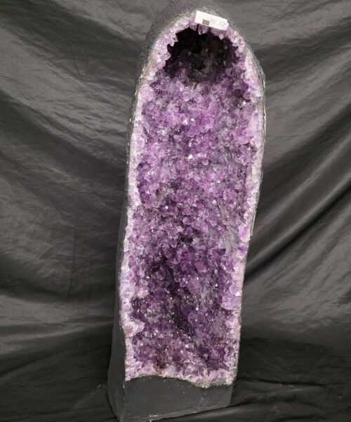 Alternative view of Tall Amethyst Crystal Geode 1125 Premium Queen Grade 31.41kg H70xW21xD27cm