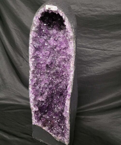 Tall Amethyst Crystal Geode 1125 Premium Queen Grade 31.41kg H70xW21xD27cm - Image 3