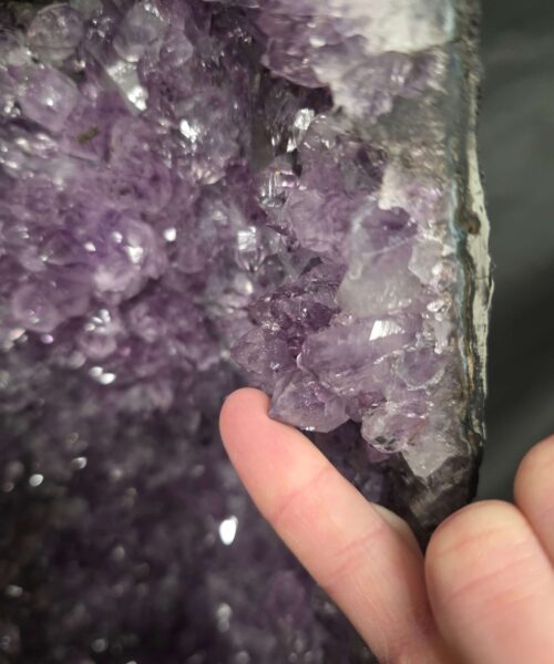 Tall Amethyst Crystal Geode 1125 Premium Queen Grade 31.41kg H70xW21xD27cm - Image 8