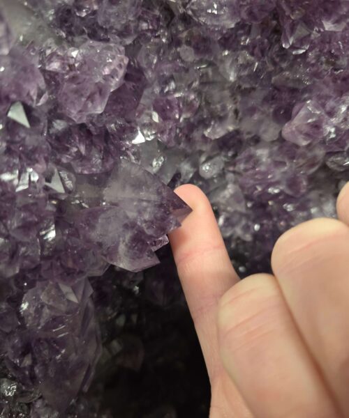 Tall Amethyst Crystal Geode 1125 Premium Queen Grade 31.41kg H70xW21xD27cm - Image 9