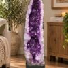 Very Tall Amethyst Crystal Geode 1126 Premium Queen Grade 34.53kg – H80xW23xD16cm