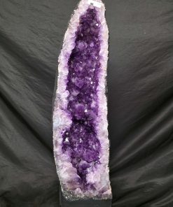 Very Tall Amethyst Crystal Geode 1126 Premium Queen Grade 34.53kg – H80xW23xD16cm
