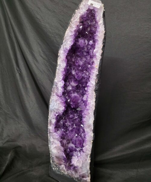 Very Tall Amethyst Crystal Geode 1126 Premium Queen Grade 34.53kg – H80xW23xD16cm - Image 3