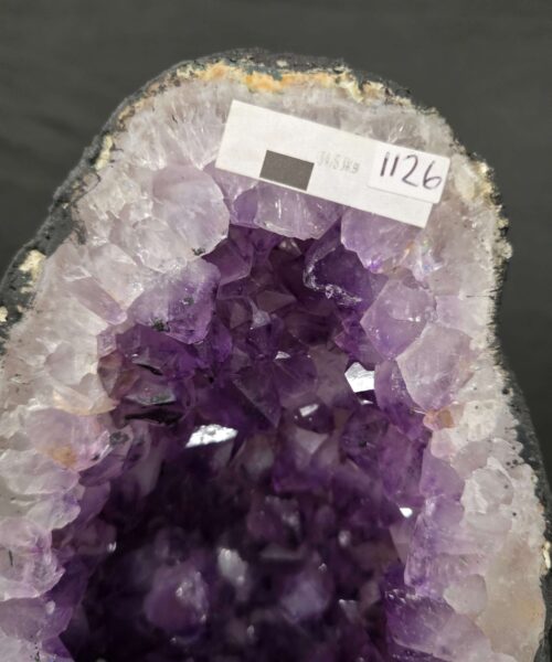Very Tall Amethyst Crystal Geode 1126 Premium Queen Grade 34.53kg – H80xW23xD16cm - Image 5