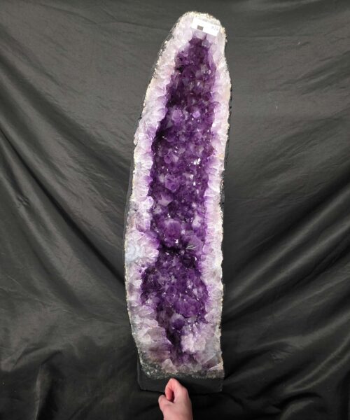 Very Tall Amethyst Crystal Geode 1126 Premium Queen Grade 34.53kg – H80xW23xD16cm - Image 9