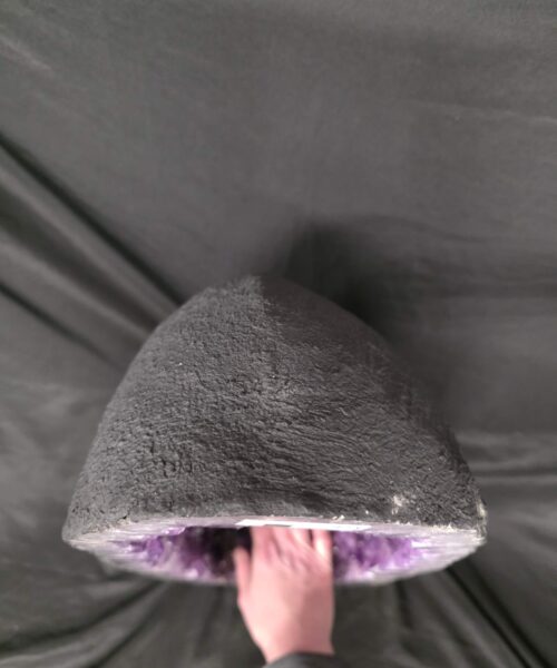 Tall Amethyst Crystal Geode 1128 Premium Queen Grade 31.51kg H56xW23xD23cm - Image 9