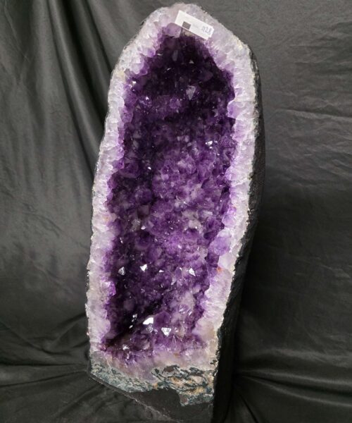 Alternative view of Tall Amethyst Crystal Geode 1128 Premium Queen Grade 31.51kg H56xW23xD23cm