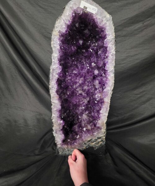 Tall Amethyst Crystal Geode 1128 Premium Queen Grade 31.51kg H56xW23xD23cm - Image 5