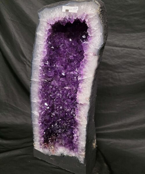 Tall Amethyst Crystal Geode 1129 Premium Queen Grade 38.47kg H59xW25xD19cm - Image 3