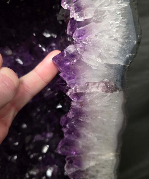 Tall Amethyst Crystal Geode 1129 Premium Queen Grade 38.47kg H59xW25xD19cm - Image 8