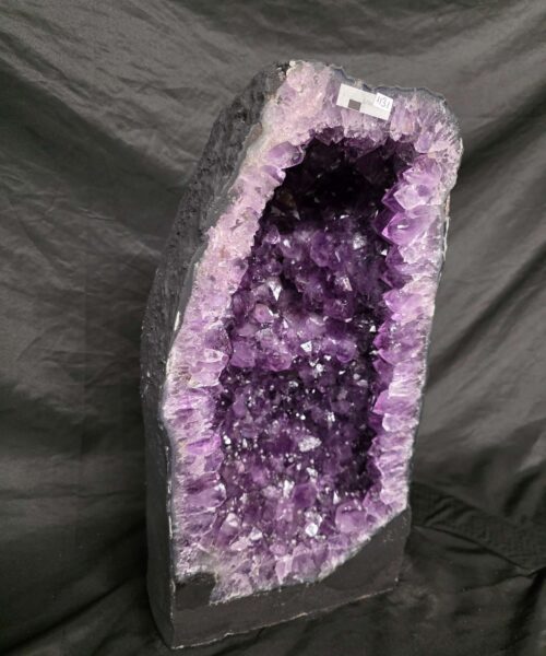 Alternative view of Tall Amethyst Crystal Geode 1131 Premium Queen Grade 30.72kg H48xW25xD18cm