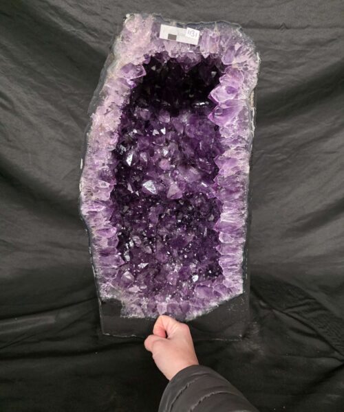 Tall Amethyst Crystal Geode 1131 Premium Queen Grade 30.72kg H48xW25xD18cm - Image 4