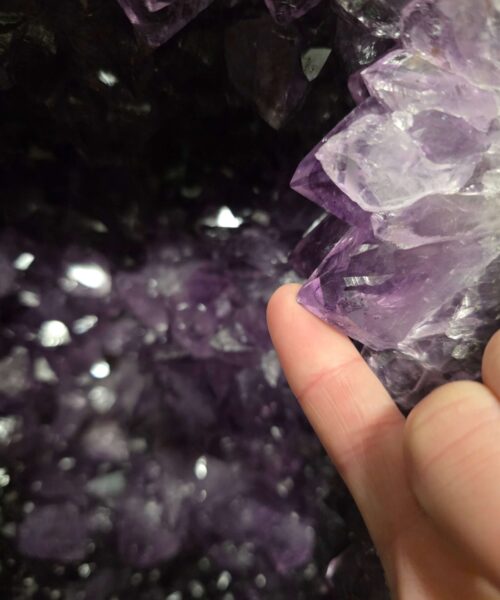 Tall Amethyst Crystal Geode 1131 Premium Queen Grade 30.72kg H48xW25xD18cm - Image 8