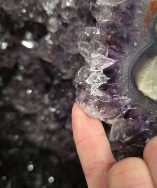 Tall Amethyst Crystal Geode 1134 Premium Queen Grade 42.3kg H73xW26xD24cm - Image 11