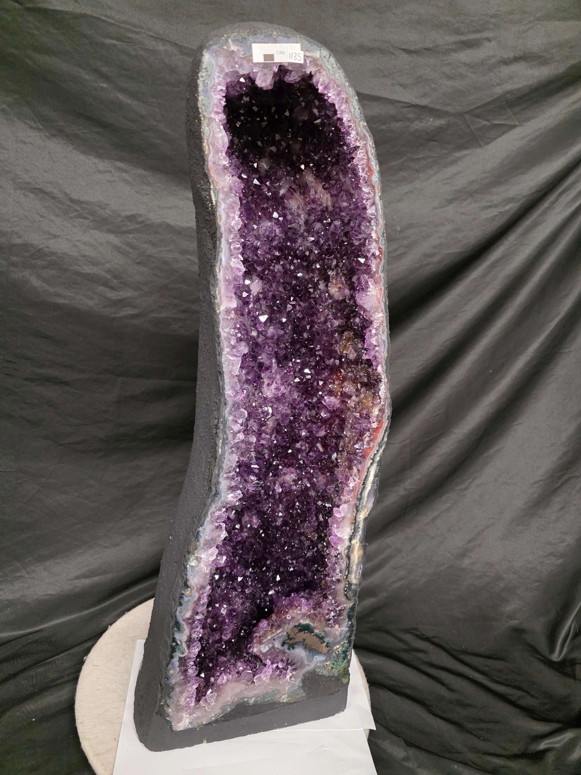 Tall Amethyst Crystal Geode 1135 Premium Queen Grade 41.98kg H74xW25xD19cm - Image 2