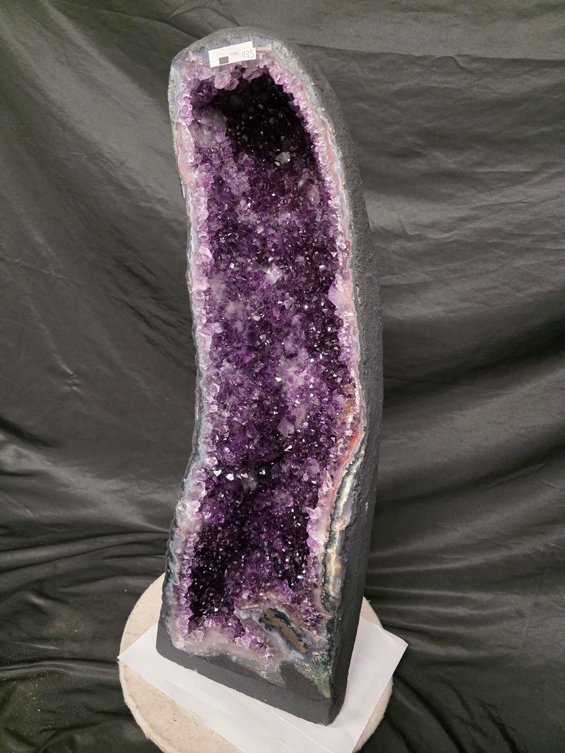 Tall Amethyst Crystal Geode 1135 Premium Queen Grade 41.98kg H74xW25xD19cm - Image 3