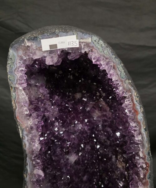 Tall Amethyst Crystal Geode 1135 Premium Queen Grade 41.98kg H74xW25xD19cm - Image 5
