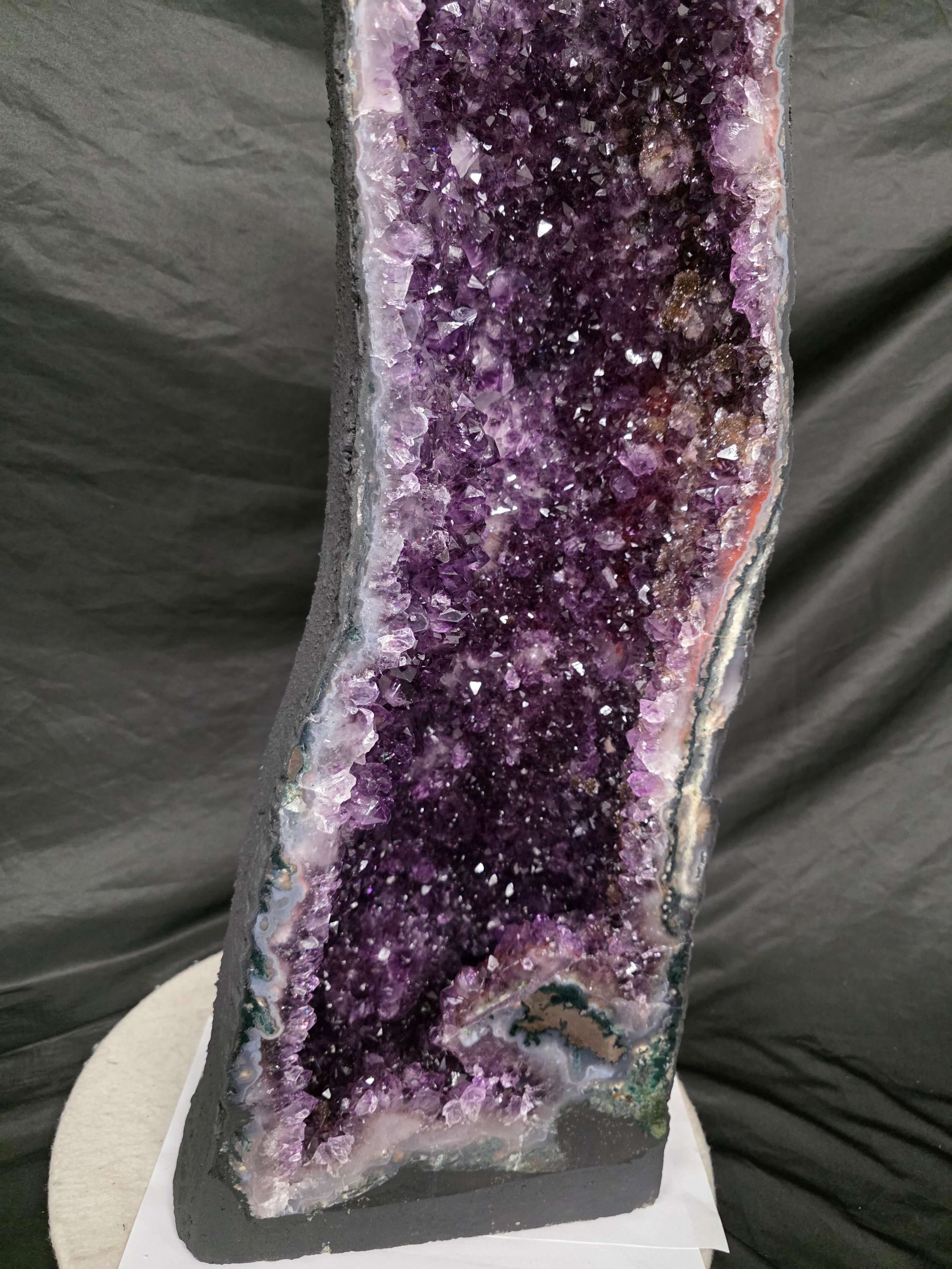 Tall Amethyst Crystal Geode 1135 Premium Queen Grade 41.98kg H74xW25xD19cm - Image 7