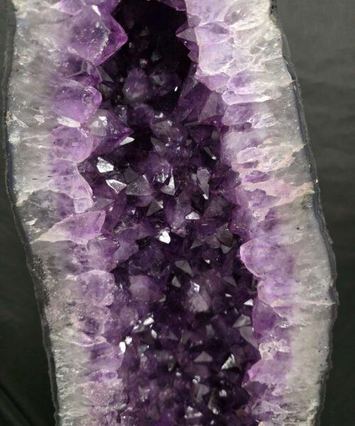 Very Tall Amethyst Crystal Geode 1136 Premium Queen Grade 38.34kg – H76xW24xD18cm - Image 7