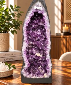 Tall Amethyst Crystal Geode 1139 Premium Queen Grade 34.79kg H68xW26xD17cm