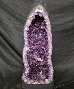 Tall Amethyst Crystal Geode 1139 Premium Queen Grade 34.79kg H68xW26xD17cm
