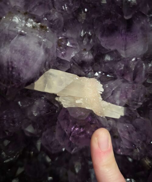 Tall Amethyst Crystal Geode 1139 Premium Queen Grade 34.79kg H68xW26xD17cm - Image 10