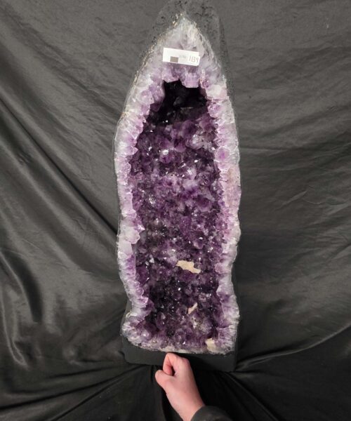Tall Amethyst Crystal Geode 1139 Premium Queen Grade 34.79kg H68xW26xD17cm - Image 5