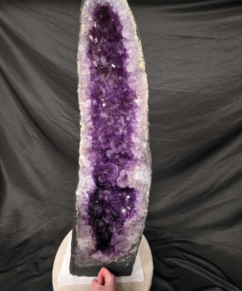 Very Tall Amethyst Crystal Geode 1140 Premium Queen Grade 34.1kg – H78xW21xD20cm - Image 10