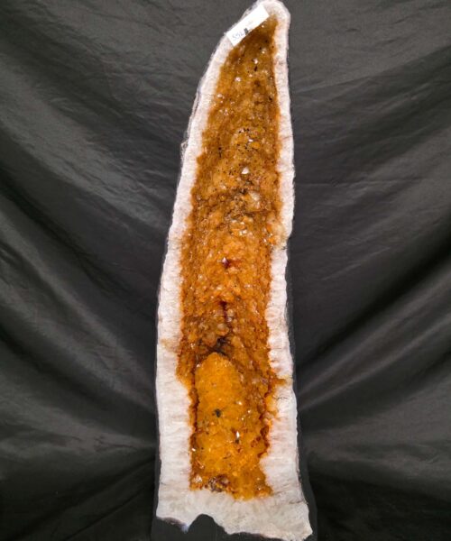 Tall Citrine Geode 552 Crystal Cluster Druzy Premium Grade 31.08kg H65xW22xD22cm - Image 13