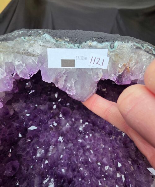 Tall Amethyst Crystal Geode 1121 Premium Queen Grade 57.37kg H71xW30xD25cm - Image 8
