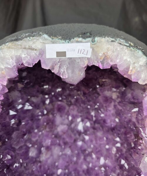 Tall Amethyst Crystal Geode 1121 Premium Queen Grade 57.37kg H71xW30xD25cm - Image 3