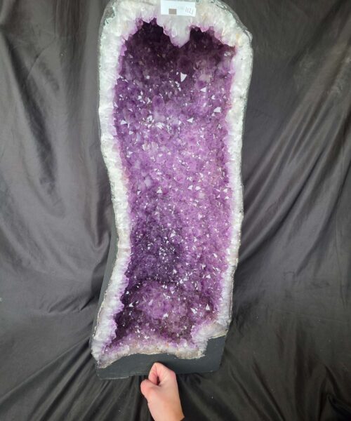 Tall Amethyst Crystal Geode 1121 Premium Queen Grade 57.37kg H71xW30xD25cm - Image 4